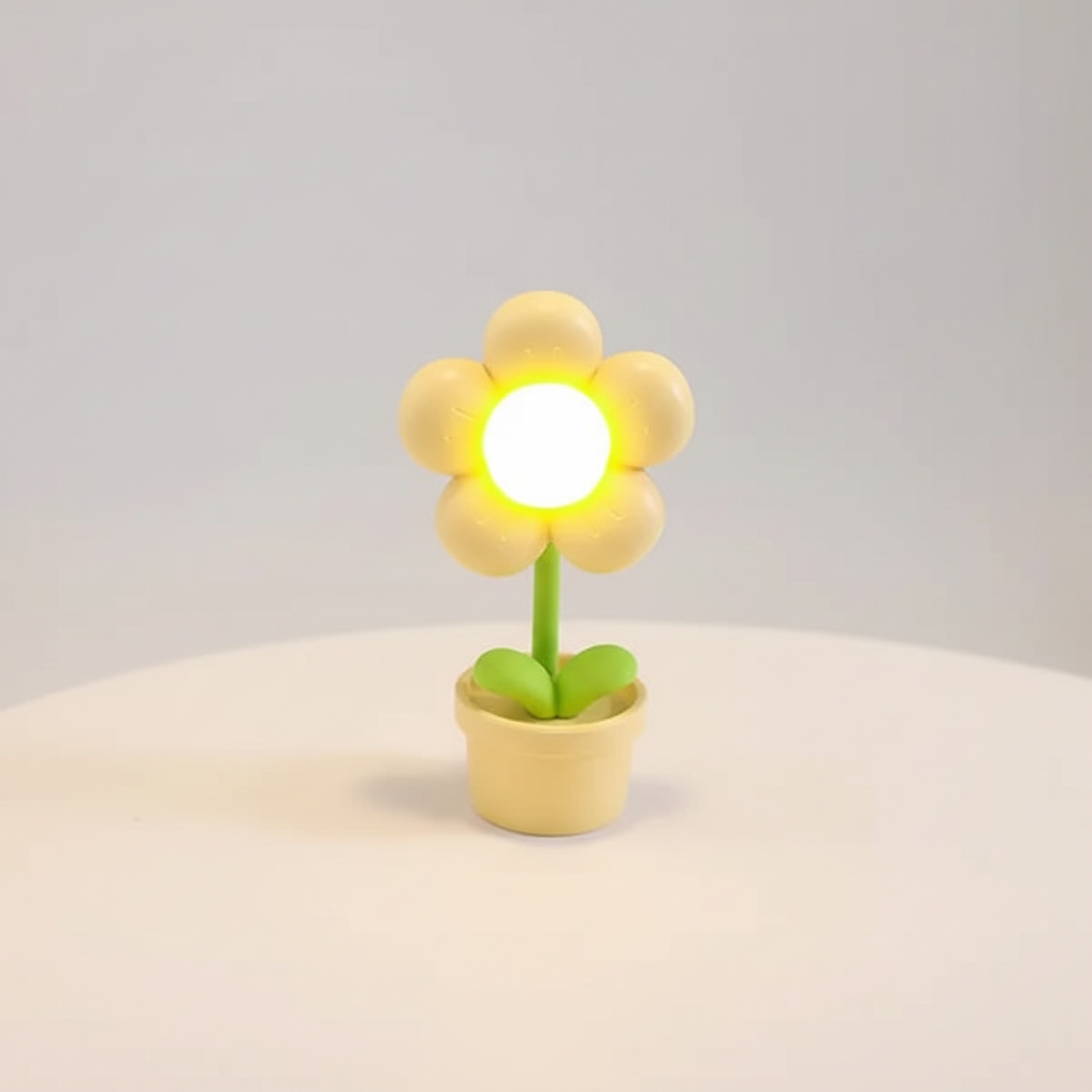 Kleine Kunststoff Tischleuchte - DaisyBeam