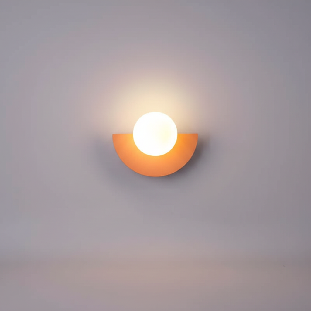 Metall Halbmond Wandlampe - HalbGlow