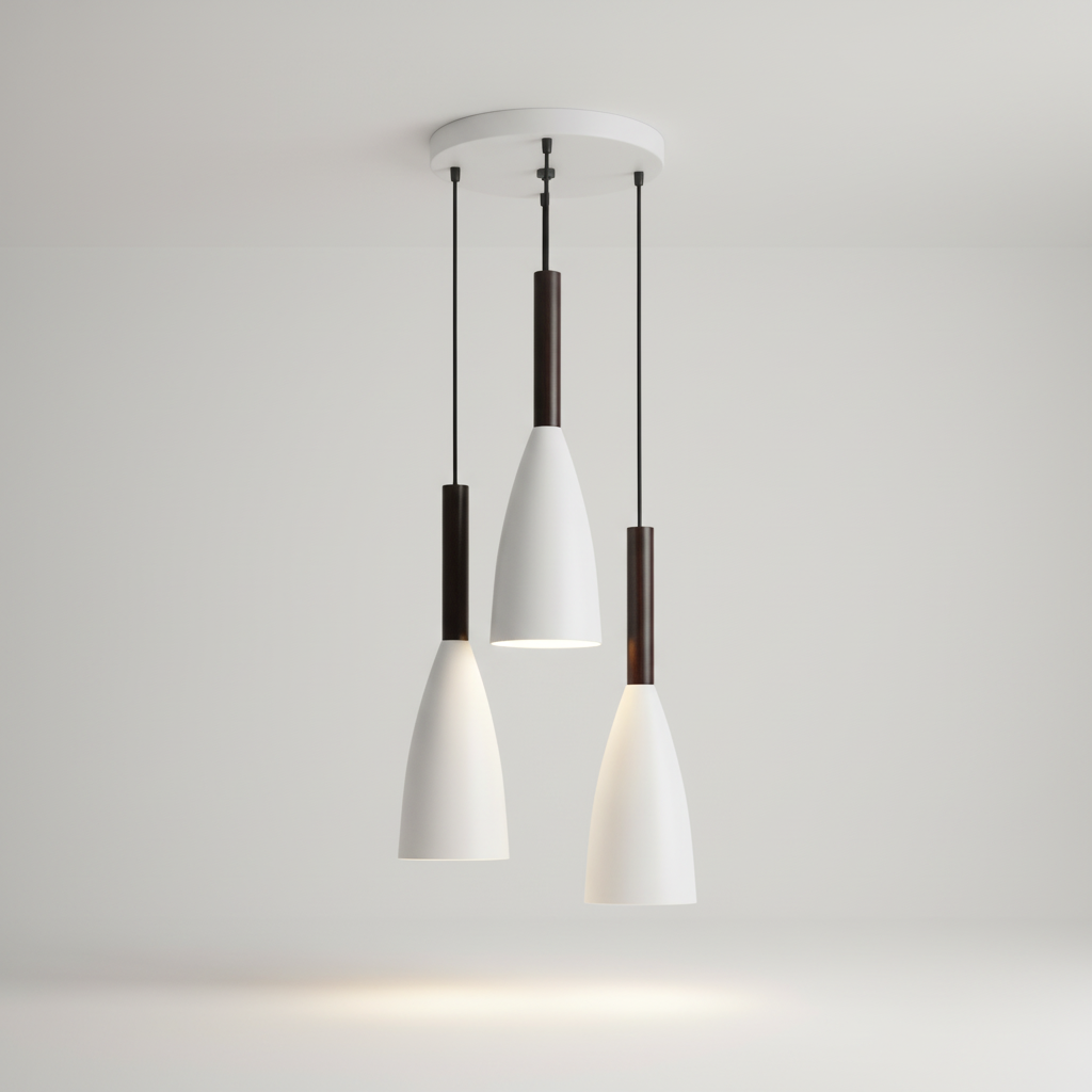 Skandinavische Dreifach Hängeleuchte - ScandiBeam