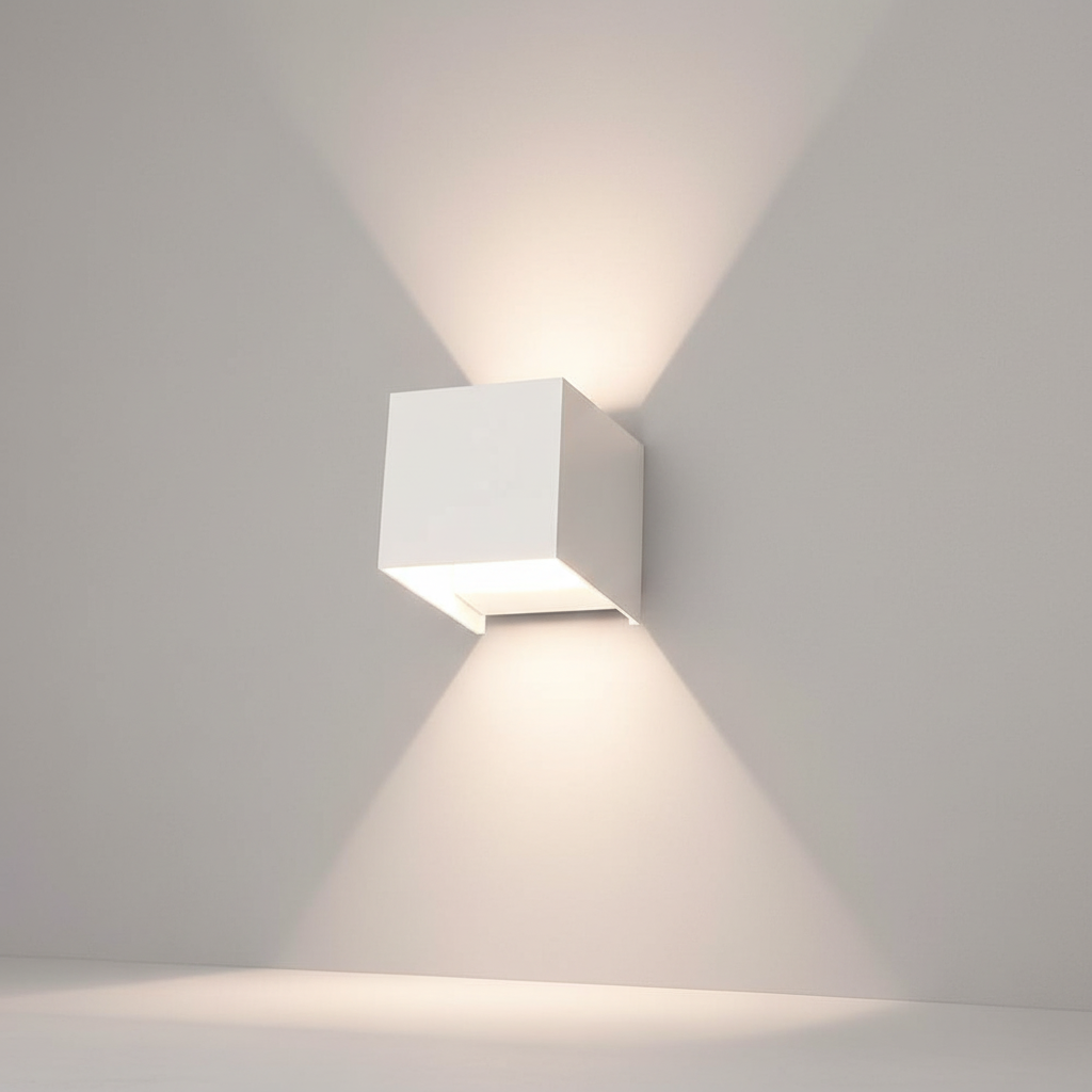 Wandmontierte LED Leuchte - LumaCube