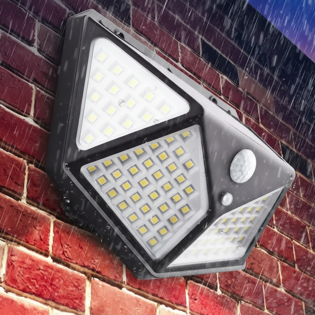 Wandmontierte Solarleuchte - LumoEdge