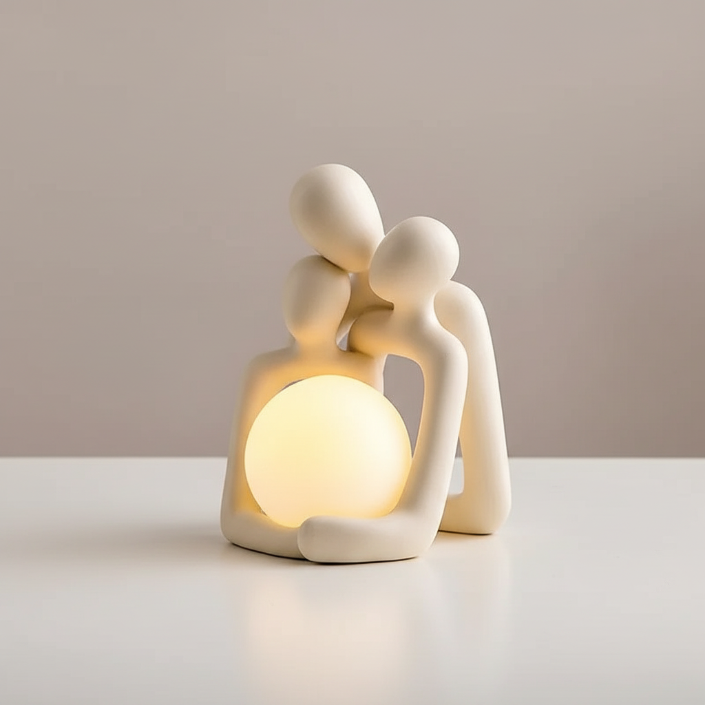 Keramische Tischleuchte Skulptur - Ceramoon