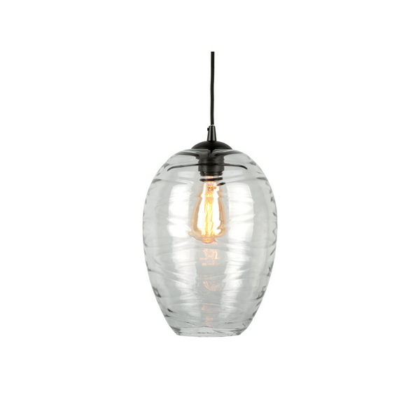 Leitmotiv I Pendant Lamp Glamour Cone - Grijs