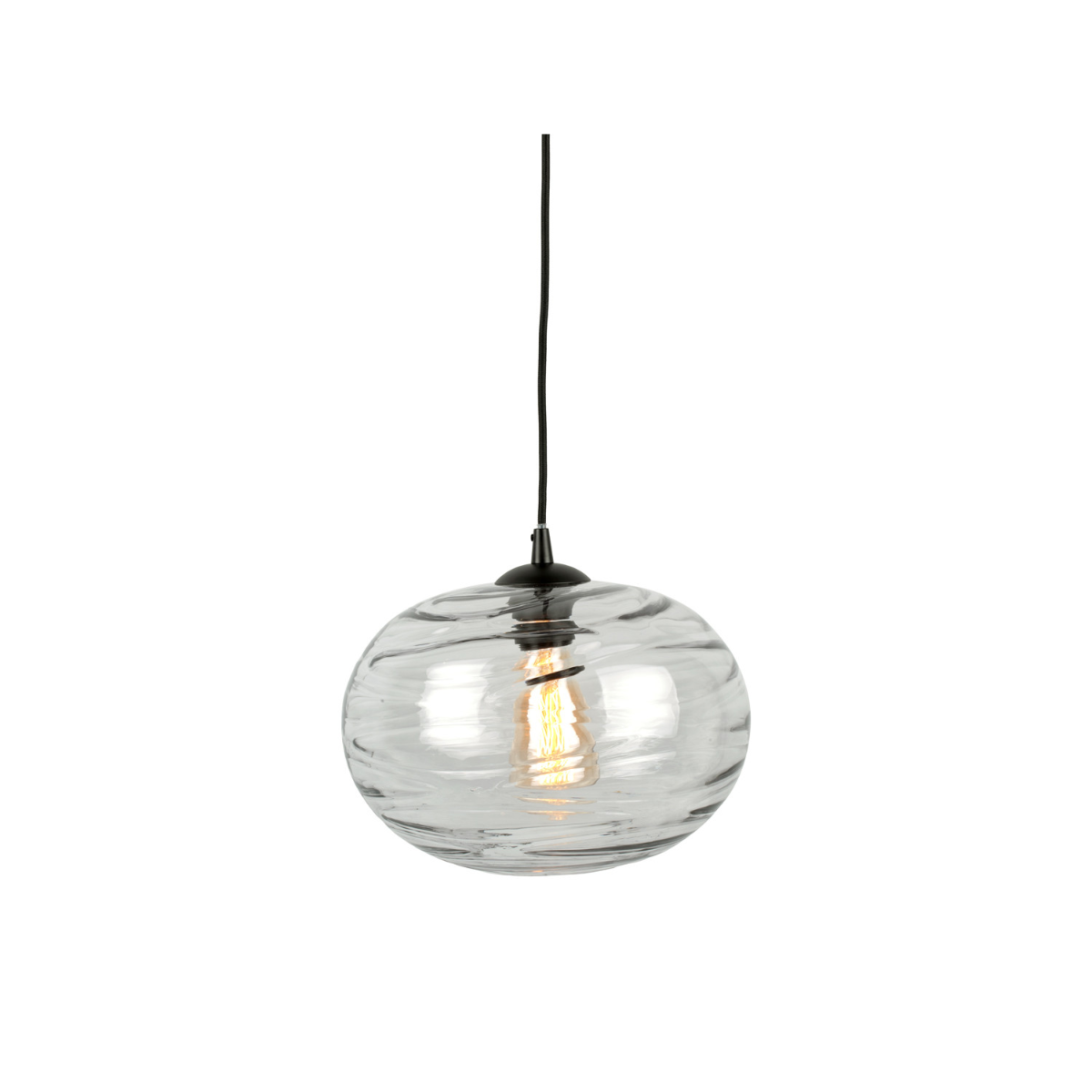 Leitmotiv I Pendant Lamp Glamour Sphere - Grijs