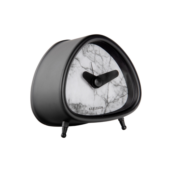 Karlsson - Alarm Clock Triangle Marble - Wit