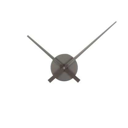 Karlsson I Wall Clock Little Big Time Mini Metallic - Grijs