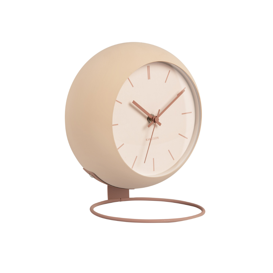 Karlsson I Table Clock Nirvana Globe - Beige