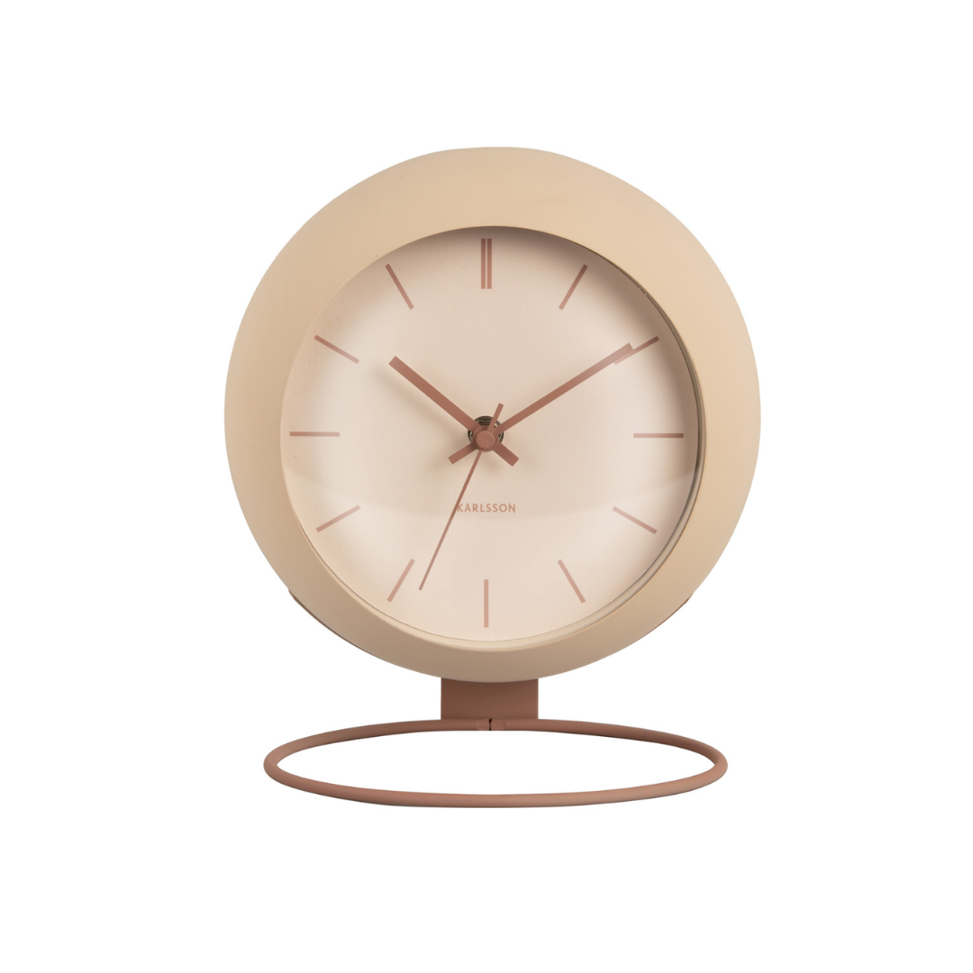 Karlsson I Table Clock Nirvana Globe - Beige