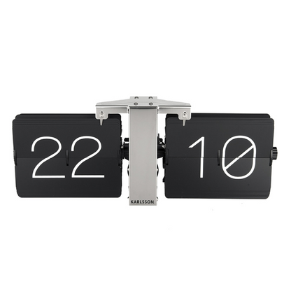 Karlsson I Flip Clock No Case - Zwart