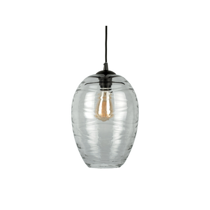 Leitmotiv I Pendant Lamp Glamour Cone - Grijs