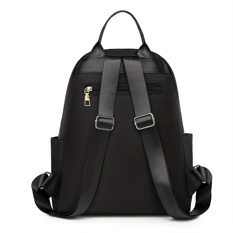 Dos du sac noir avec bretelles réglables, poignée et petite poche zippée cachée 7