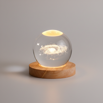 3D Kristall Nachtlicht Kugel - MoonlitOrb