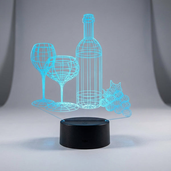 3D Illusie Tafel Lamp - NoirGlow