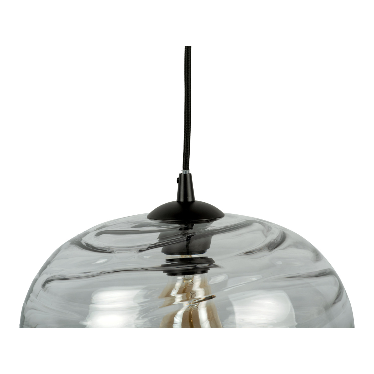 Leitmotiv I Pendant Lamp Glamour Sphere - Grijs