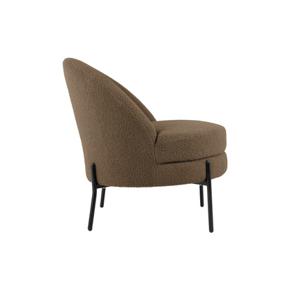 Leitmotiv I Chair Noble Teddy Curl - Grijs