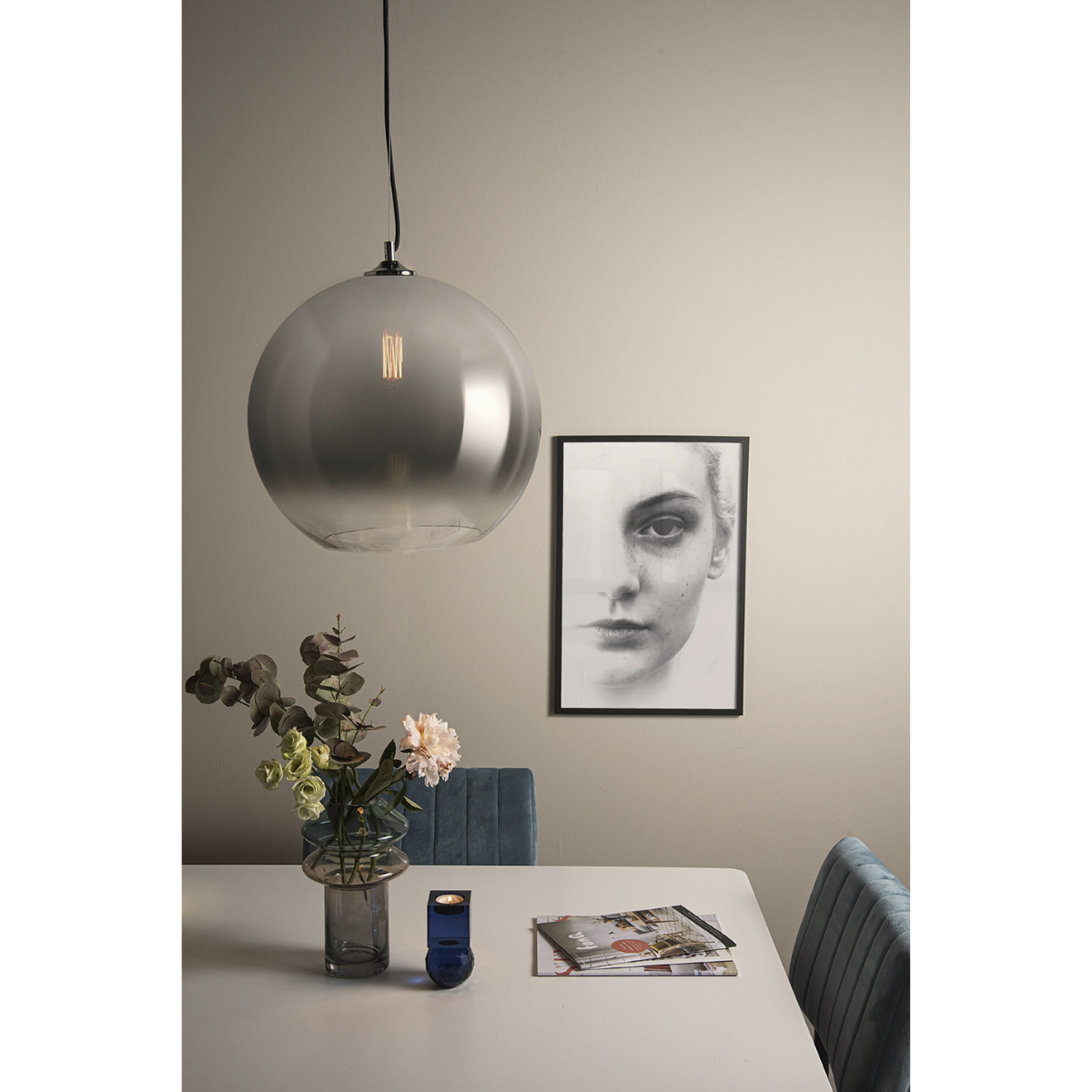 Leitmotiv I Pendant Lamp Bubble - Grijs