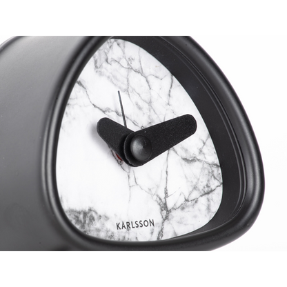 Karlsson - Alarm Clock Triangle Marble - Wit