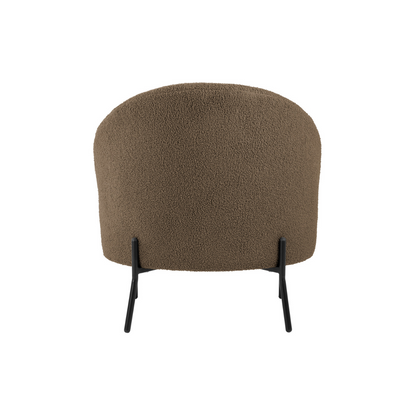 Leitmotiv I Chair Noble Teddy Curl - Grijs