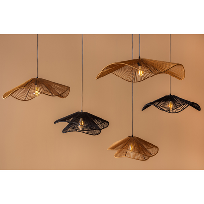 Leitmotiv I Pendant Lamp Sombra Double - Zwart