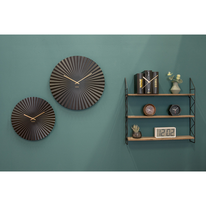 Karlsson I Table Clock Book - Zwart