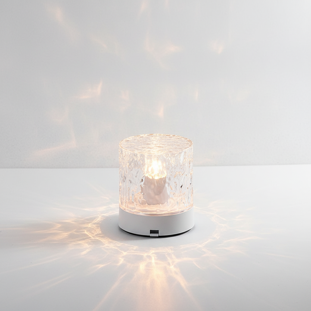 Acryl Glas Wassereffekt Lampe - AuraRipple