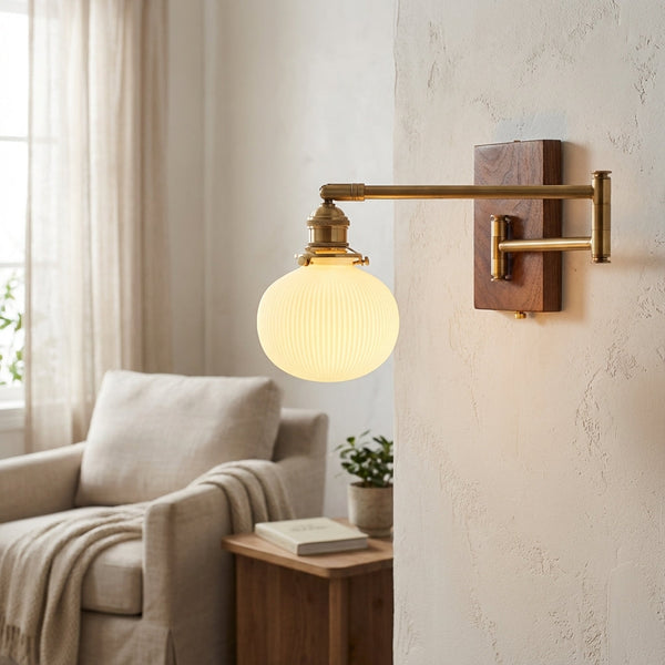 Verstelbare Wandlamp met Swingarm - Brillora