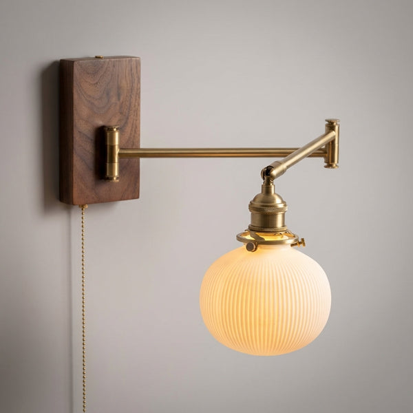 Verstelbare Wandlamp met Swingarm - Brillora