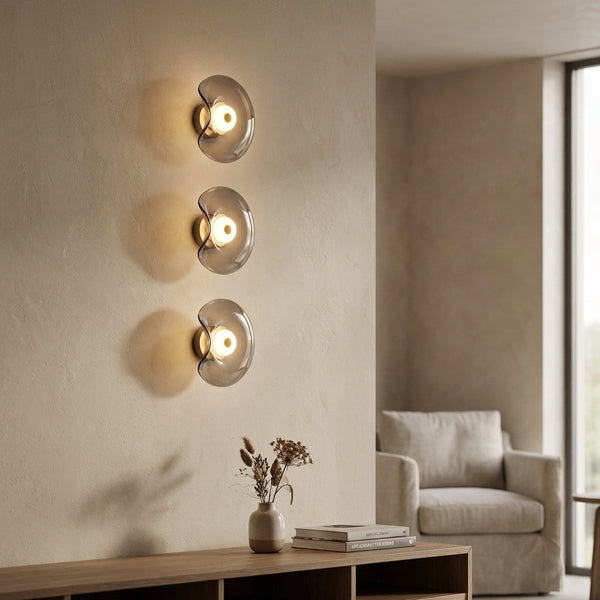Amber Rookglas Wandlamp - Luminarae