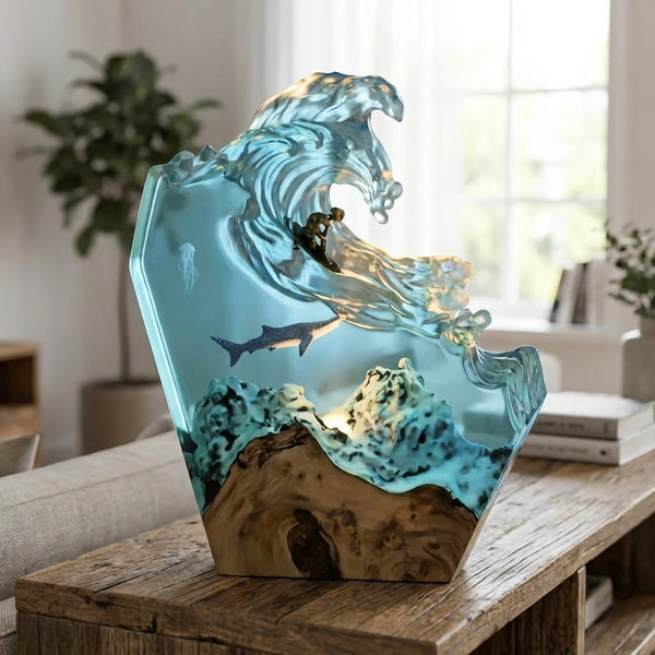 Artistieke Oceaan Thema Lamp - Tidecrest
