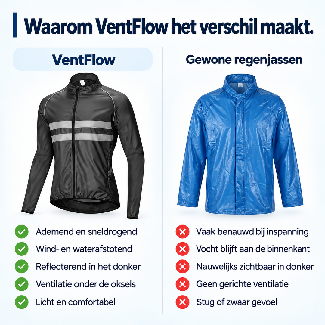 Comparatif entre la veste noire à bandes réfléchissantes et un ciré bleu ordinaire, avec listes d'avantages et de défauts. 5