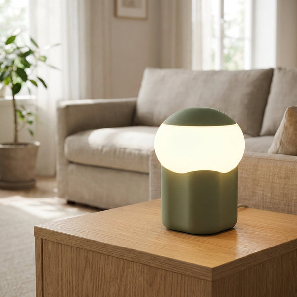 Compacte paddenstoel-tafellamp – Mushino