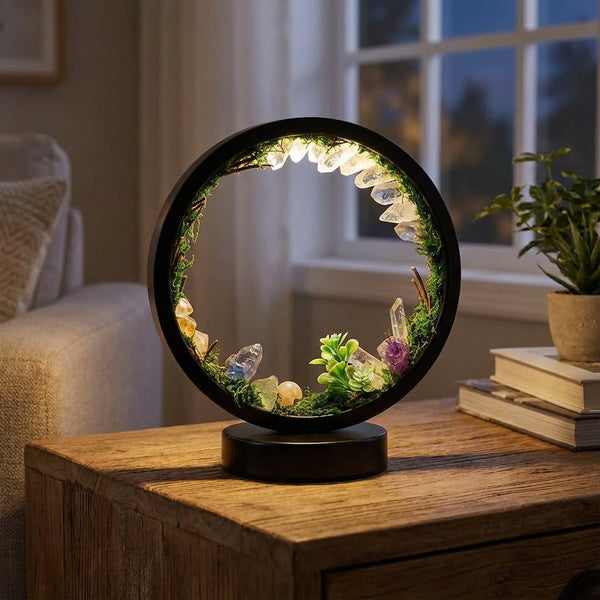Sfeerlamp met kristallen – Verdalis
