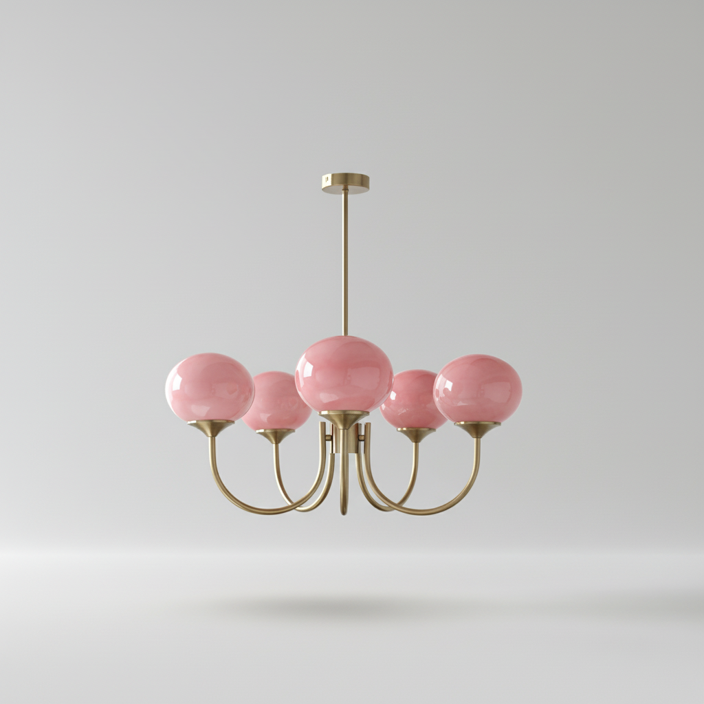 Deckenleuchte Goldenes Metall - Luminrosa