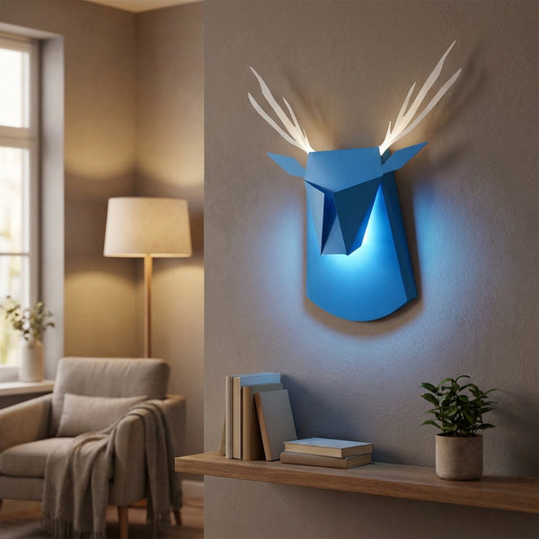 Decoratieve wandlamp met dierensilhouet - Luminstag