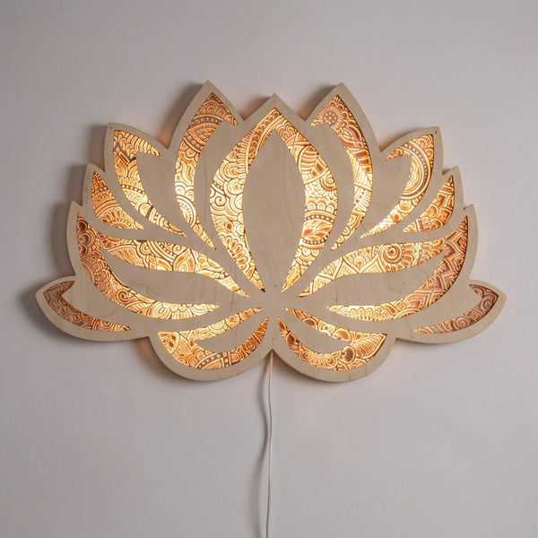 Decoratieve lotus-wandlamp - Lotusyne