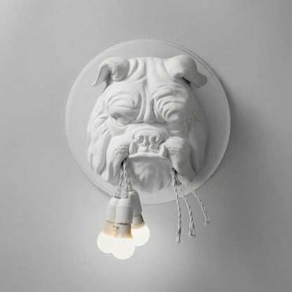 Decorative Sculpted Wall Sconce - Bulloxen
