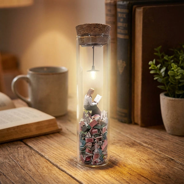 Decoratieve Boekenplank Sfeerlamp - Finecraft