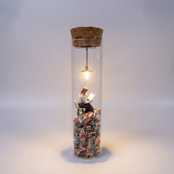 Decoratieve Boekenplank Sfeerlamp - Finecraft