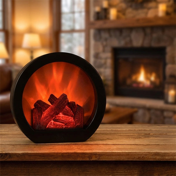 Decoratieve Tafelvlam Lamp - Aureflame