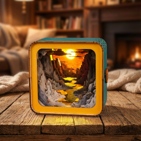 Decoratieve Tafelschuilplaats Box - SolaceCube