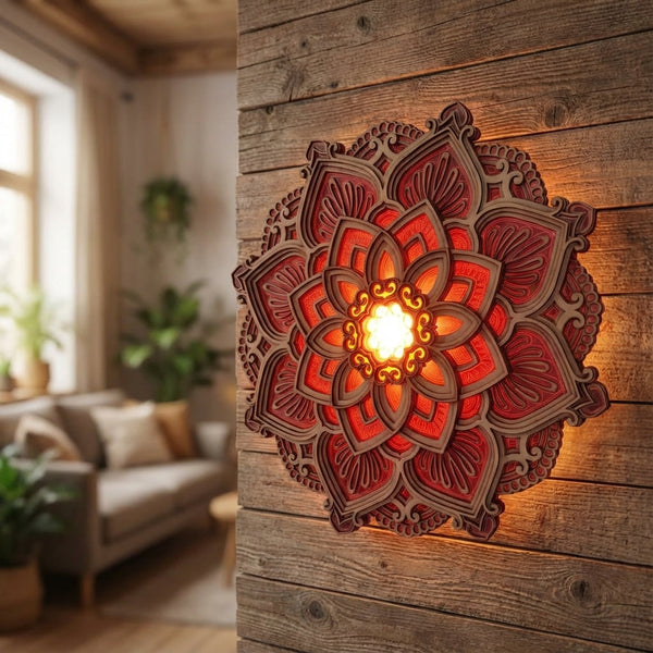 Decoratieve Muur Mandala Lamp - Mandarise