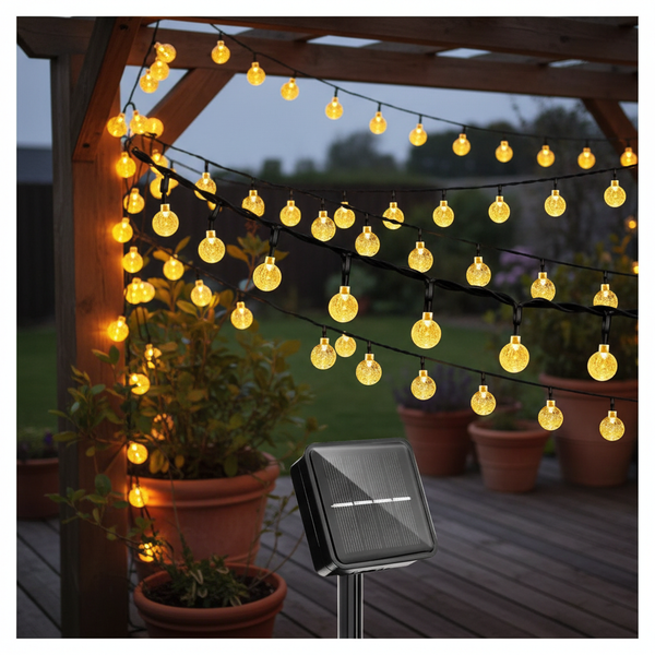 Decoratieve Bolverlichting Ketting - WeatherGlow