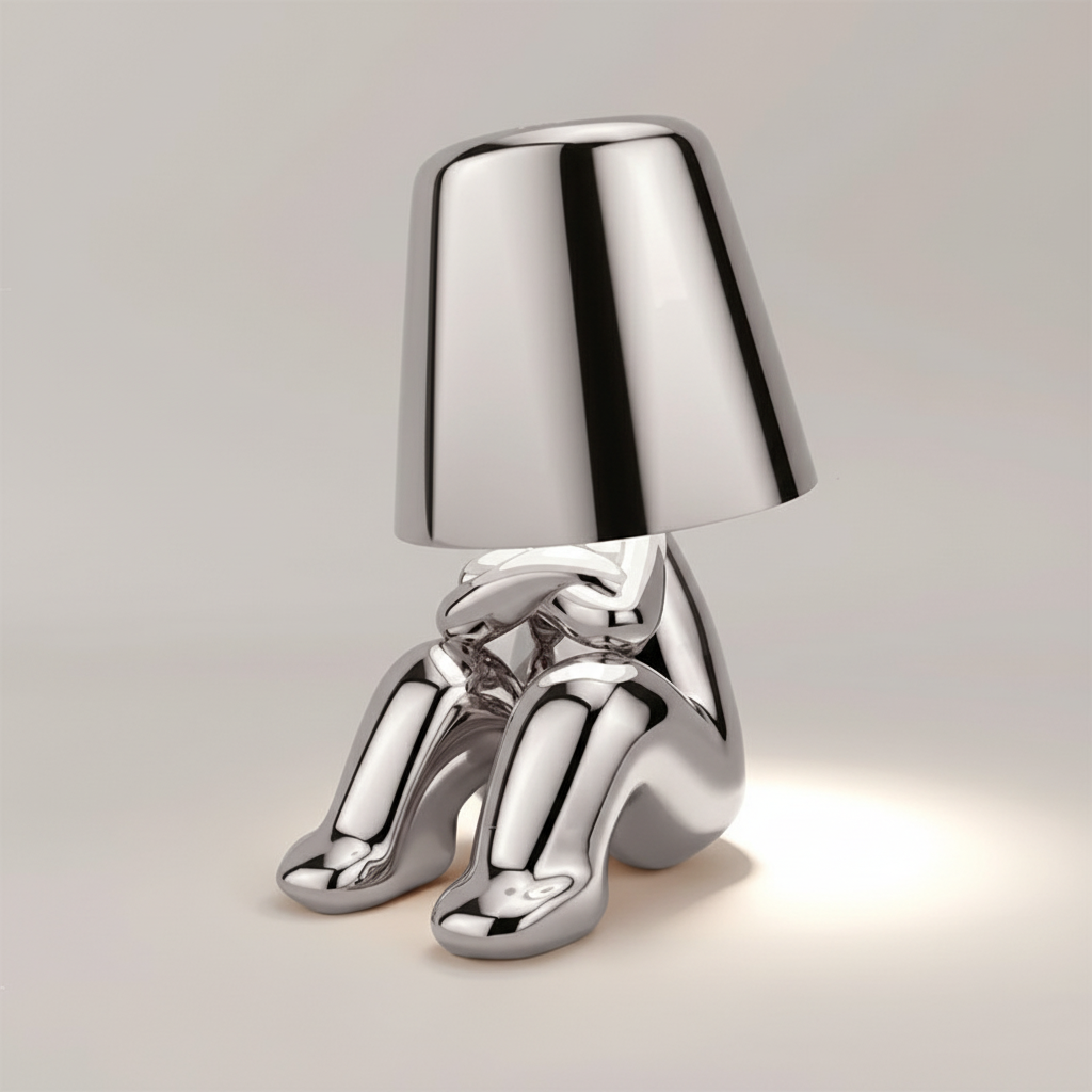Designer Tischlampe Metallfinish -  Sitelle