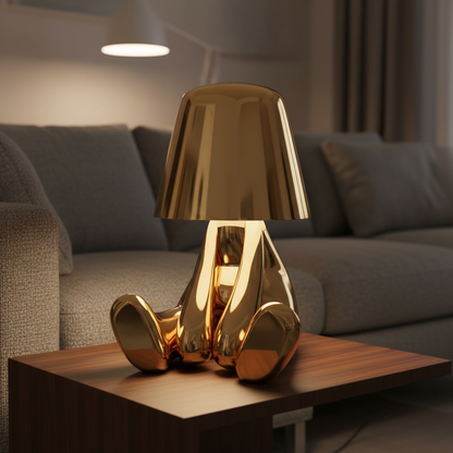 Designer Tischlampe Metallfinish -  Sitelle