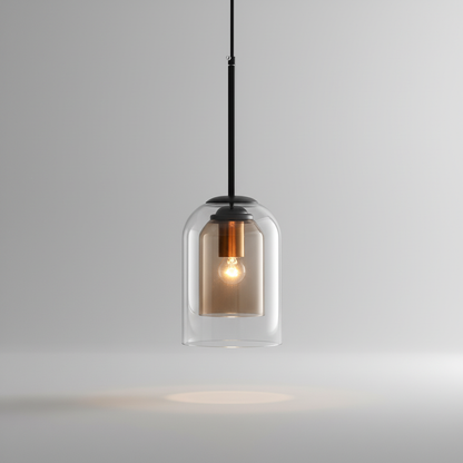 Doppelschicht Glasanhänger Leuchte - SmokeBeam