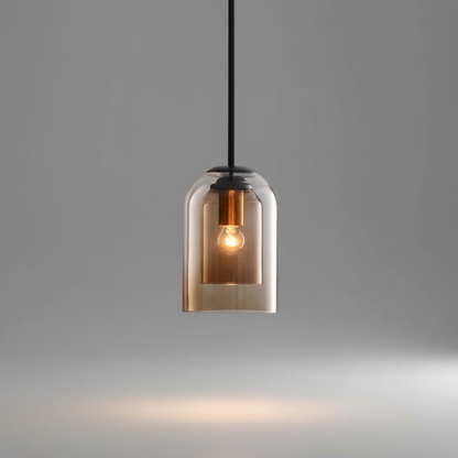 Doppelschicht Glasanhänger Leuchte - SmokeBeam