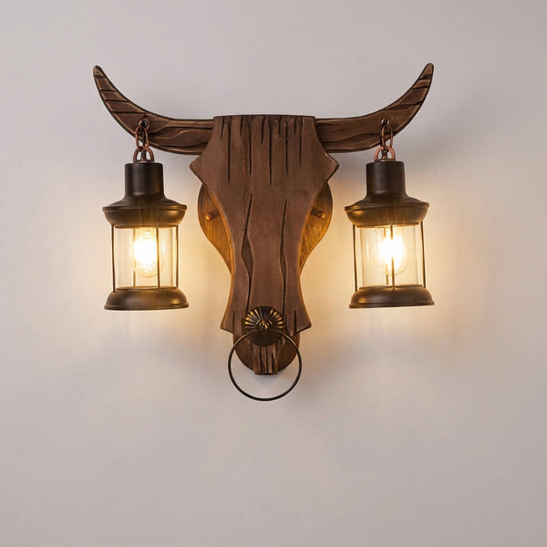 Dubbele lantaarn-wandlamp - Antiquorix
