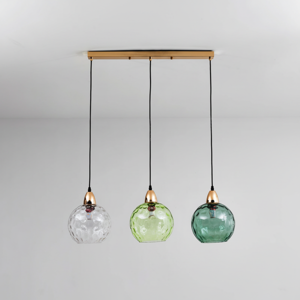 Drieflammige Clusterlamp - GlassGleam