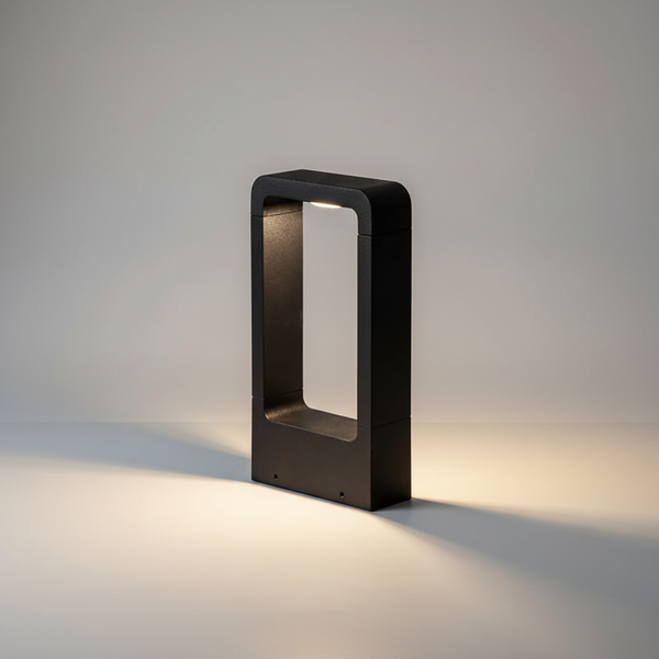 RVS-kunststof vloervitrine - GlowBoll