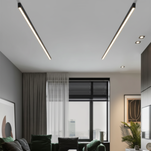 Inbouwvrije woonkamerverlichting - Metrolinea